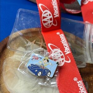 🖤AAA x Disneyland Pinocchio Pin & Lanyard